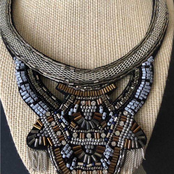 Stella Dot Emma beaded statement necklace jewelry - Picture 6 of 7
